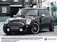 RADFORD COACHBUILDING DELIVERS THE LAST WORD IN MINI LUXURY, COLOR DIGITAL PHOTO