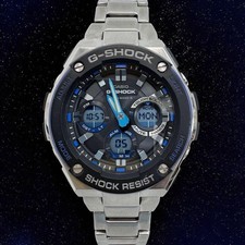 CASIO G SHOCK GST W100D Blu