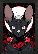 Poster Devon Rex gatto