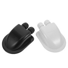  2 pezzi di scatola passacavo solare con doppio ingresso per cavo, tetto per