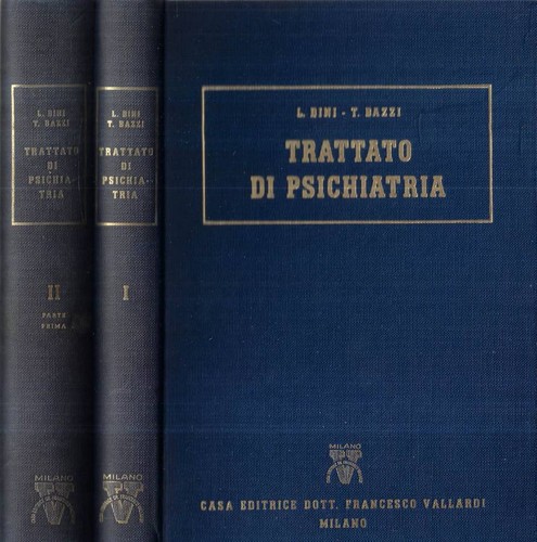 Trattato psichiatria vol i - trattato,