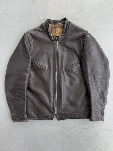 Giacca pelle vintage schott - pelle,