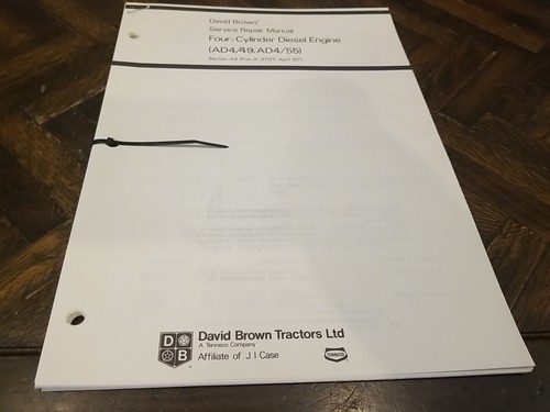 Trattore david brown manuale - david,