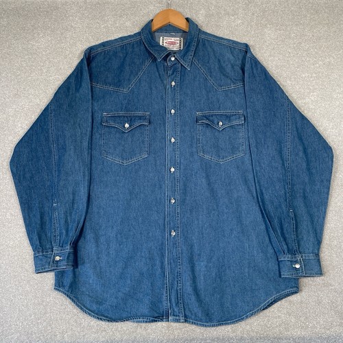 Camicia denim uomo vintage