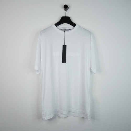 Shirt stone island bianca in - island,