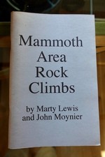 RARE Mammoth Area Rock Climbs
