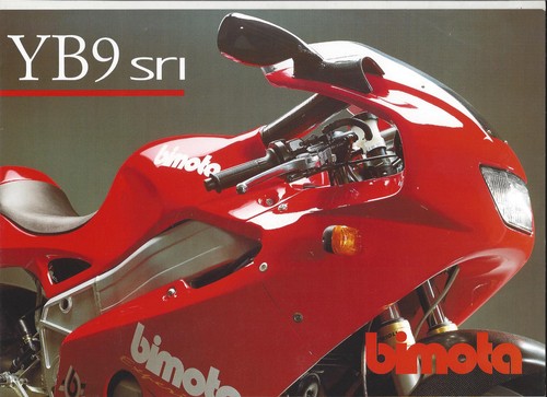 Brochure depliant bimota yb9 - depliant,