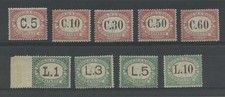 SAN MARINO 1924 TASSE RARA 9V