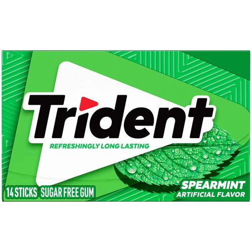 Trident spearmint gum senza - trident,