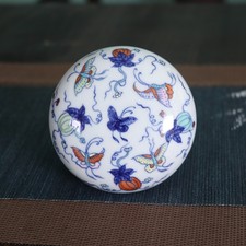 3.7" China Doucai Contrasting