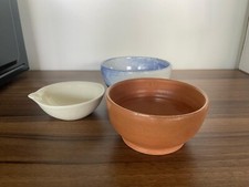 Tazze varie in terracotta e