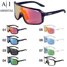 Occhiali da Ciclismo Sole Sportivi UV400 Lenti Policarbonato Moto Bici Running