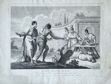 VOLPATO GIOVANNI (ANGARANO 1740-ROMA 1803) DECIMUM PRECEPTUM DECALOGI XVIII sec