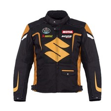 Giacca Moto Corsa Suzuki Nera