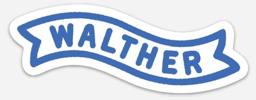 Adesivo walther logo - walther,