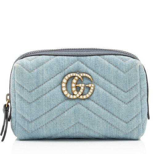 Gucci matelasse denim pearl - matelasse,