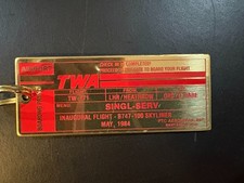Leeman Brass TWA Key Tag -