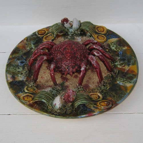 Plat trompe oeil barbotine - l'oeil,