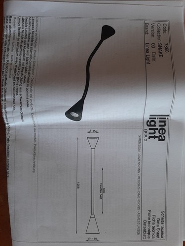 Lampada snake linealight - snake,