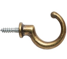 Gancio da Parete Grucce Appendiabiti Guardaroba per Cappotto Vecchio Ottone