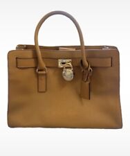 MICHAEL KORS HAMILTON BORSA SHOPPING PELLE CAMMELLO MISURA GRANDE