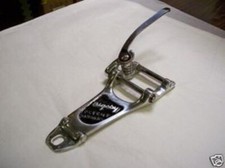 NEW - USA Bigsby B7 LEFTY LEFT HAND Vibrato Tailpiece, ALLUMINIO LUCIDO