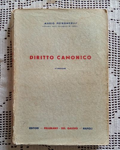 Diritto canonico mario - diritto,