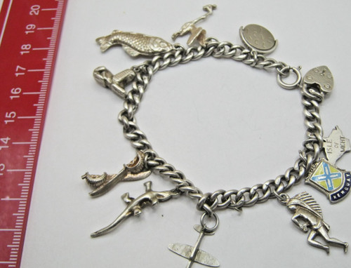 Bracciale antico argento - bracciale, in