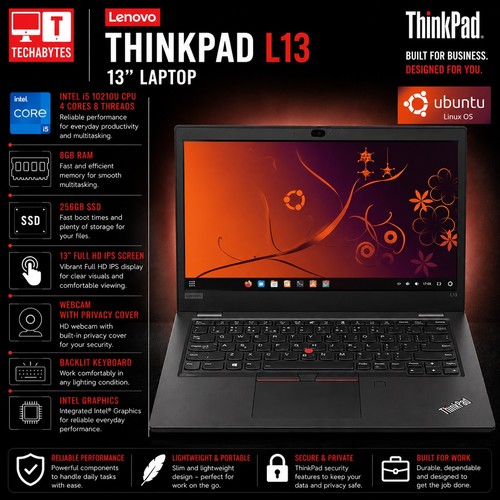 Lenovo thinkpad l13 - thinkpad, 13"
