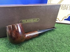 Pipa tabacco Tilshead James Upshall 5 FH dritta biliardo radica, non fumata, scatola