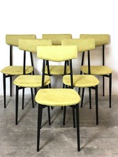 SET 6 SEDIE VINTAGE ANNI 60