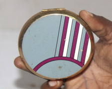 Specchio Compatto In Ottone