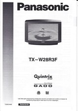 Panasonic Quintrix TX-W28R3F - bruksanvisning nederlands