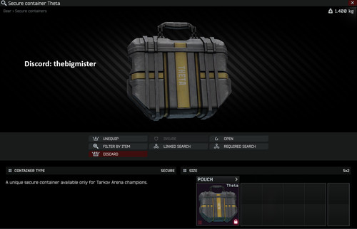 Fuga tarkov theta secure - theta,