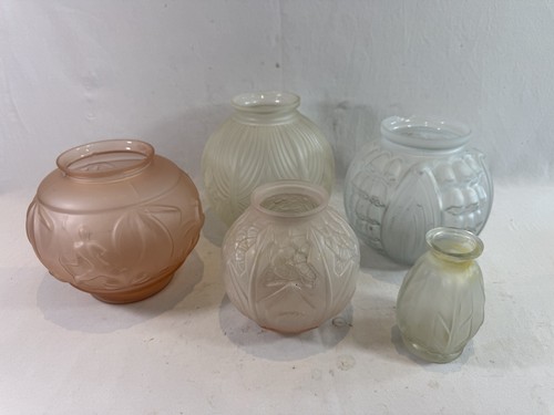 Lot vases art déco verre - lot,