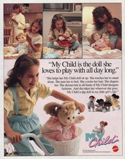 1986 My Child Doll: She Loves