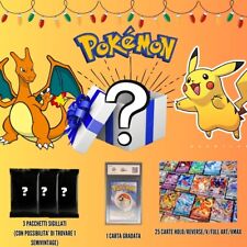 Pokemon Promo Box lotto carte Pacchetti Psa Bgs NO mystery mistery Charizard ITA