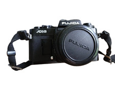 🔰 FUJICA AX-3 fotocamera pellicola 35 mm obiettivo 50 mm f1.9 testata E