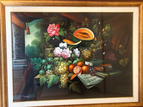 Quadro olio tela 70x100 - su,