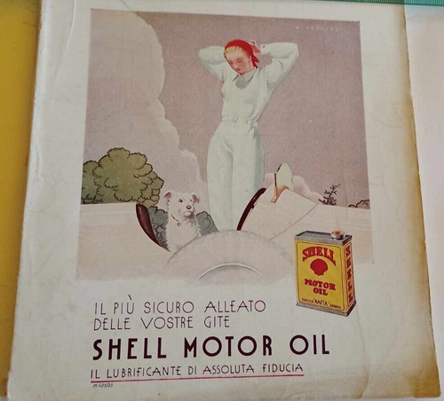 Pubblicità shell motor - shell,