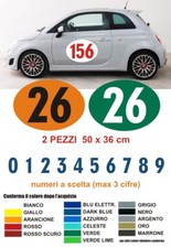 2 adesivi numero