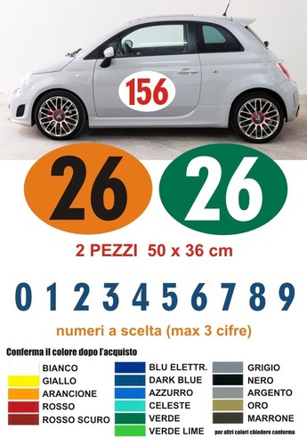 Adesivi numero - adesivi,