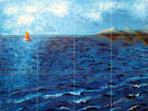 Piastrella bagno art ocean - piastrella,
