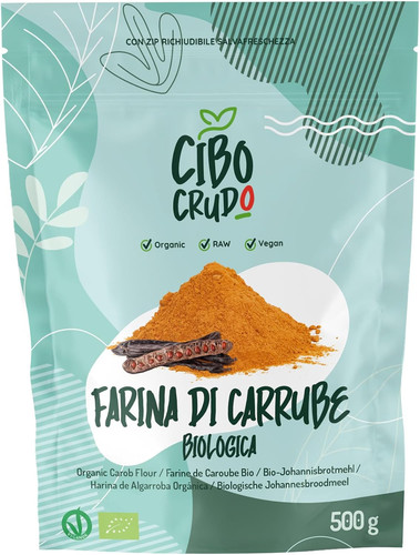 Farina carrube bio cruda - carrube, e