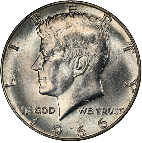 Mezzo dollaro kennedy 1966 - dollaro,
