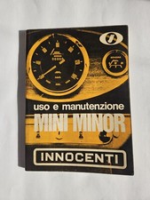 Manuale uso e Manutenzione - Innocenti Mini Minor - 1968 originale dell'epoca