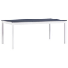 vidaXL Tavolo da Pranzo Bianco