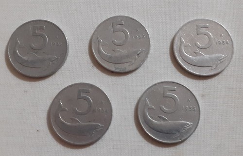 Lotto monete 5 - di,