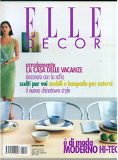 ELLE DECOR ITALIA ANNO 10 N. 6