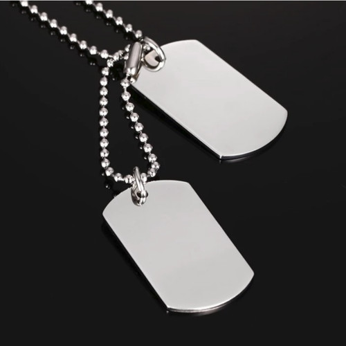 Collana con ciondolo - , militare